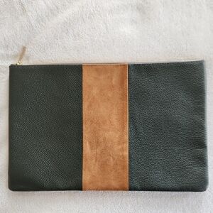 Green and Tan Laptop/Tablet Case